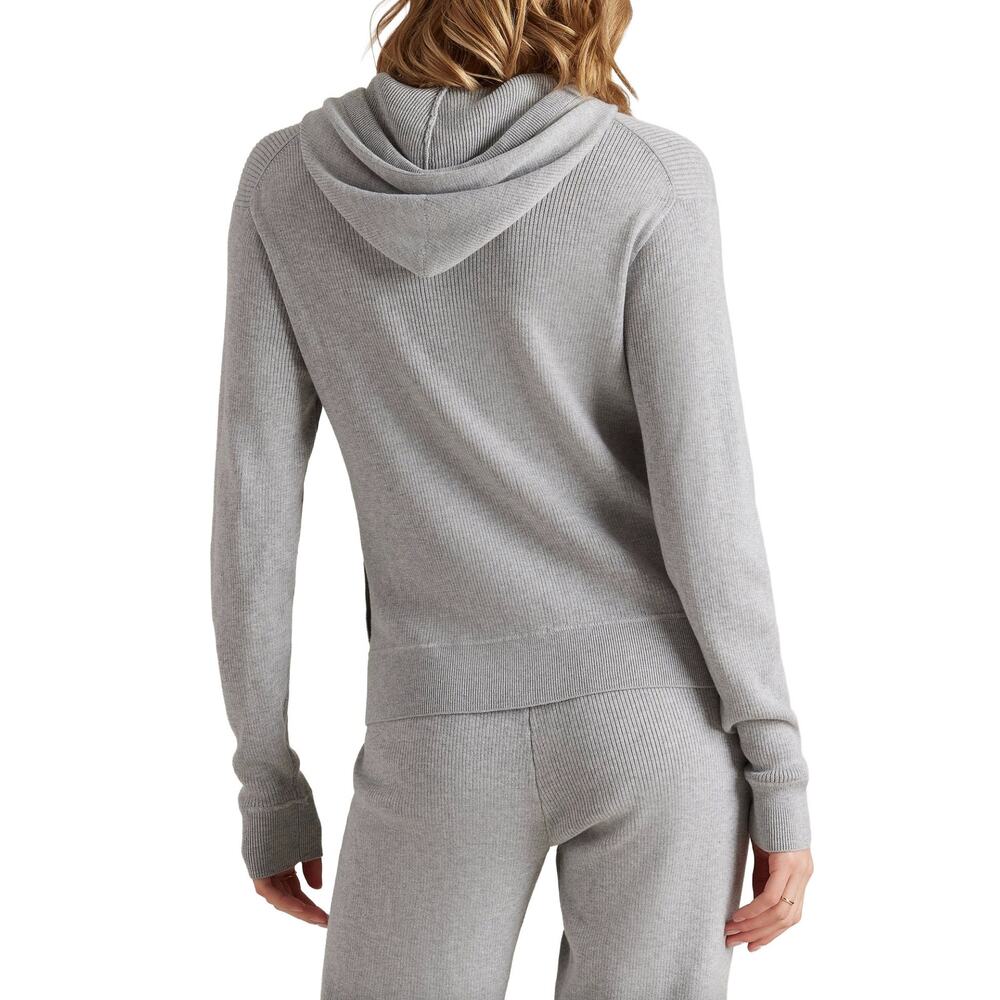 Rhone Daybreak Sweater Knit Hoodie Sz XS New $129 Light Gray Heather Relaxed Fit - Picture 12 of 13